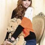 Orange Stripe Ladies Knitt..